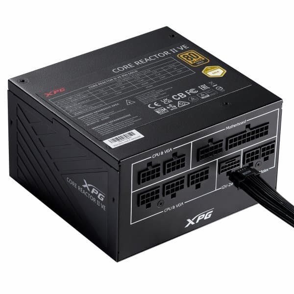 A-DATA XPG CORE REACTOR II VE 850W -virtalähde, 80 Plus Gold