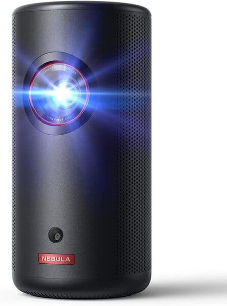 Anker Nebula Capsule 3 Android TV DLP Full HD 300 ANSI lm -kannettava laserprojektori, musta