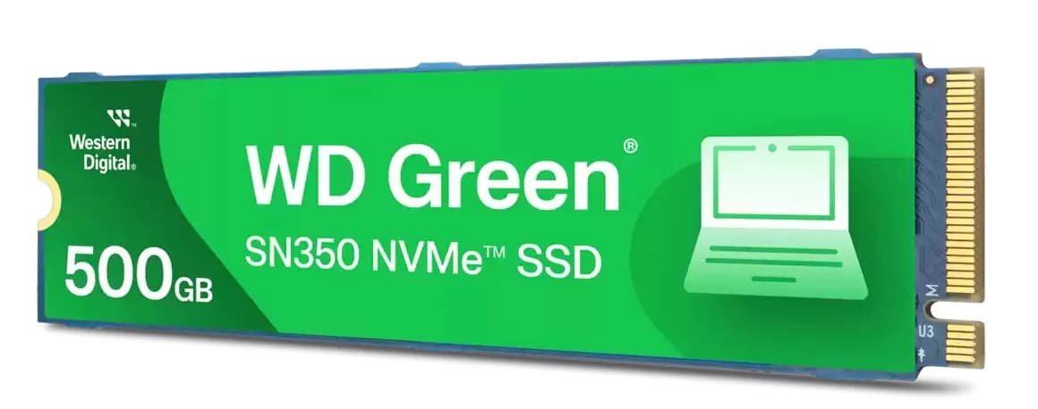 WD Green SN350 500 Gt M.2 NVMe -SSD-levy