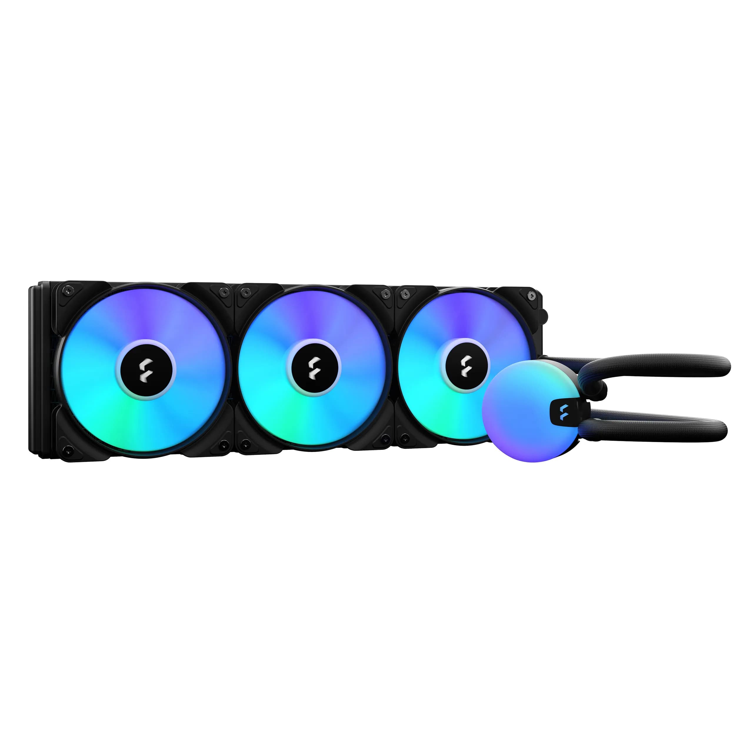 Fractal Design Lumen S36 v2 360mm ARGB -nestejäähdytin, musta