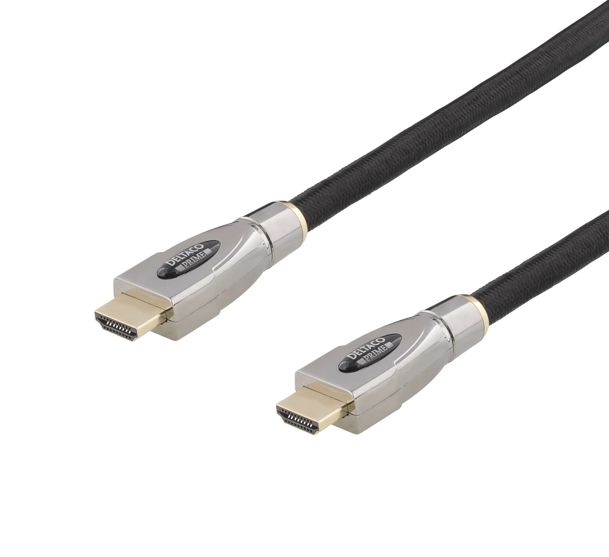 Deltaco HDMI 2.0 Prime Aktiivinen HDMI-kaapeli jossa Ethernet, 20 m, musta