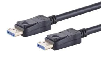 MicroConnect DisplayPort 2.0 -kaapeli, jossa 8K, 1 m, musta