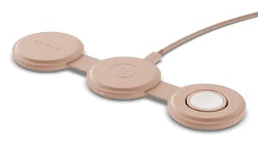 Satechi OntheGo 2-i-1 -langaton laturi, Desert Rose