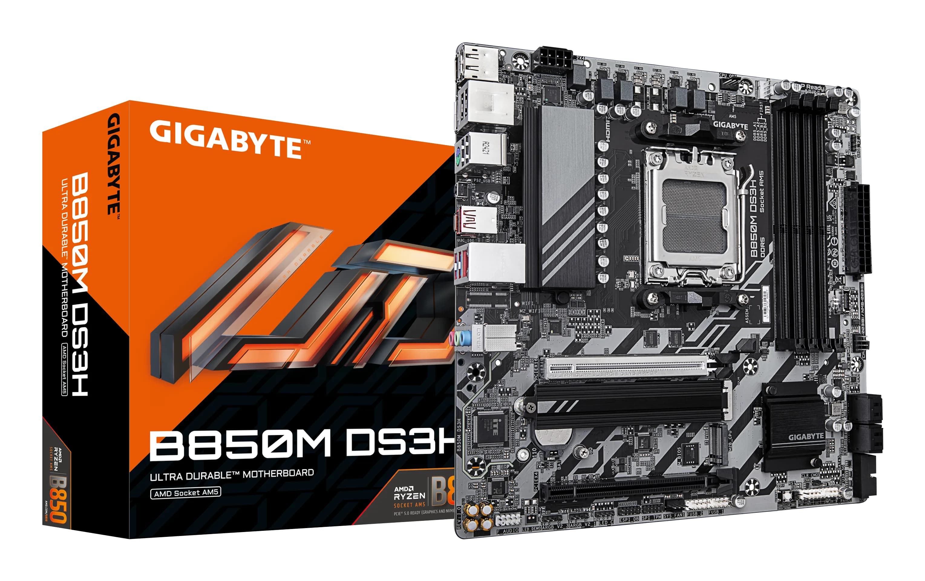 Gigabyte B850M DS3H DDR5 AM5 mATX -emolevy