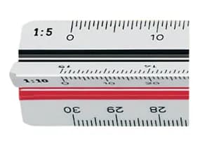 Reduction scale 1:500 1:2500 30cm