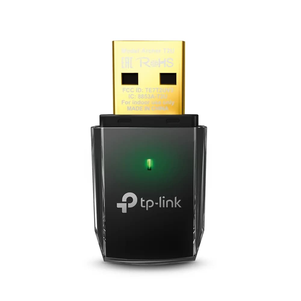 TP-Link AC600 Dual Band Wireless USB Adapter MTK 1T1R 433Mbps at 5Ghz + 150Mbps at 2.4Ghz 802.11ac/a/b/g/n USB 2.0