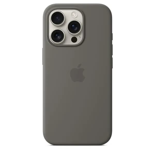 Apple iPhone 16 Pro, MagSafe -silikonikuori, Liuskeen­harmaa