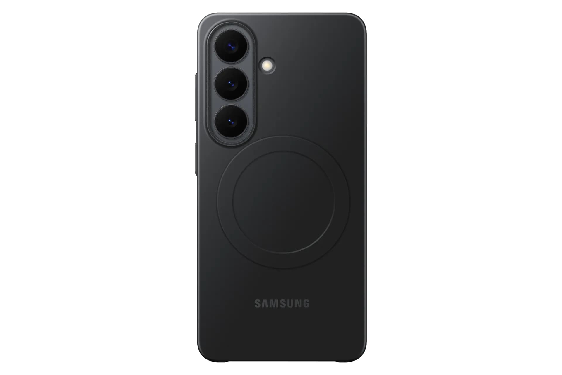 Samsung Galaxy S26 Slim Magnet Qi2 Case -suojakuori, Musta