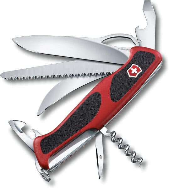 Victorinox Rangergrip 57 Hunter -monitoimityökalu, Punainen/Musta, 130 mm