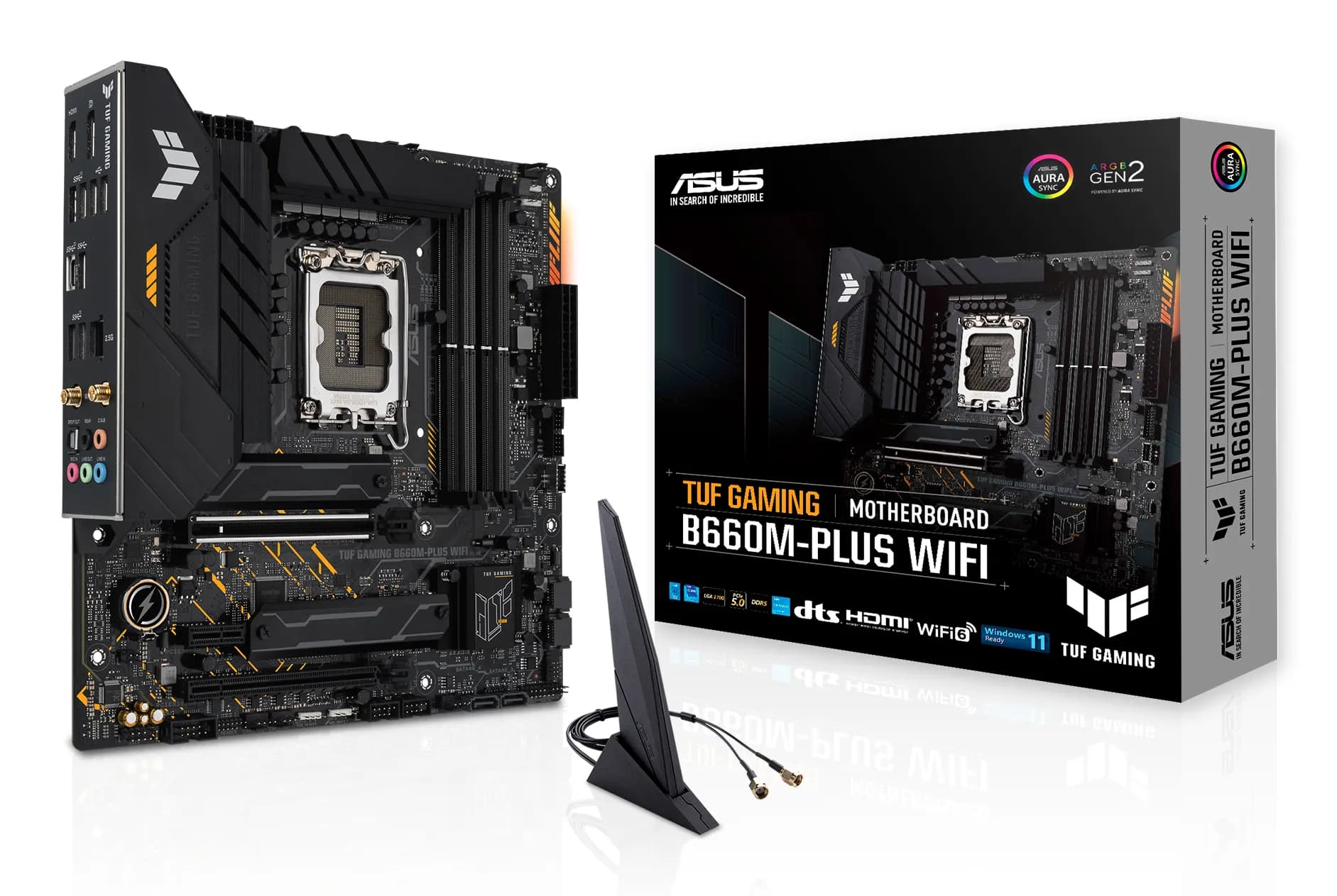 Asus TUF GAMING B660M-PLUS WIFI LGA 1700 mATX -emolevy
