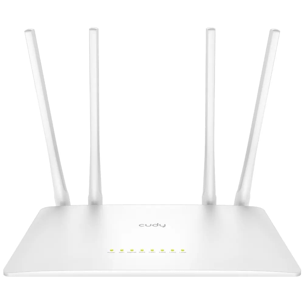 Cudy WR1200 -reititin, Wi-Fi 5, AC1200, Dual-band, valkoinen