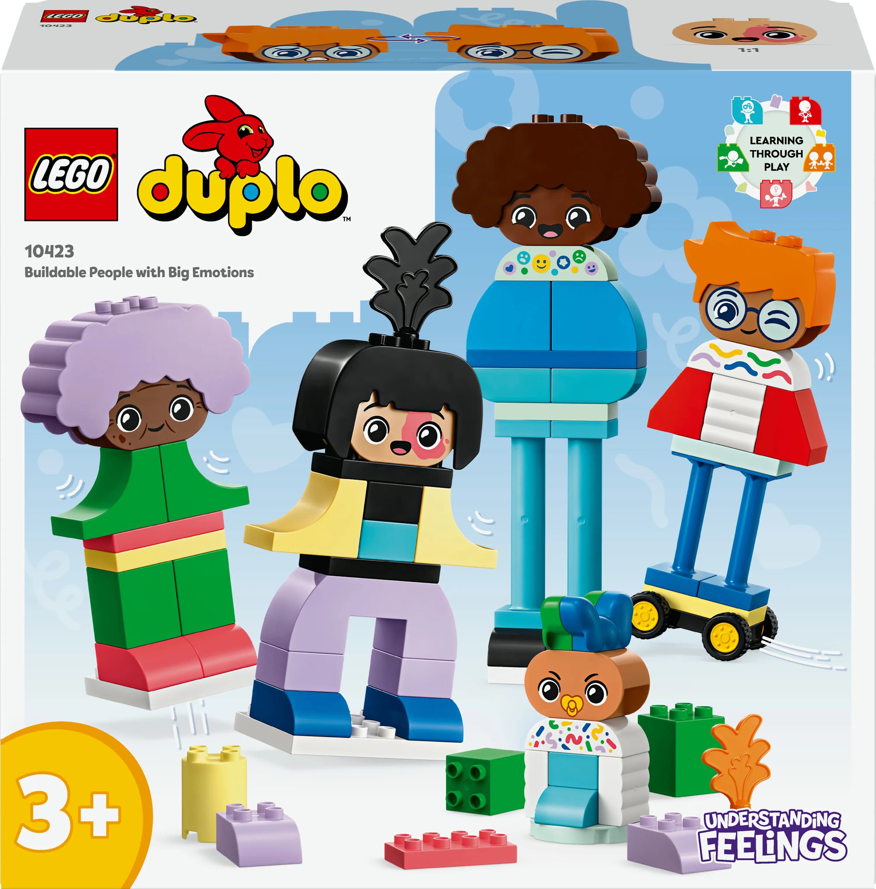 LEGO DUPLO Town Rakenna ihmisiä isoine tunteineen 10423