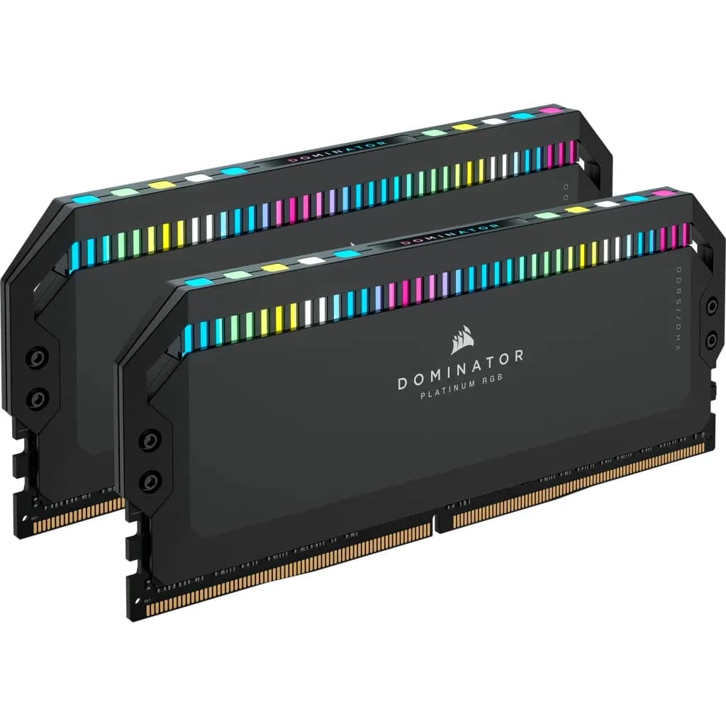 Corsair Dominator PLATINUM RGB 64 Gt (2 x 32 Gt) DDR5 6000 MHz, CL30 -muisti (EXPO)