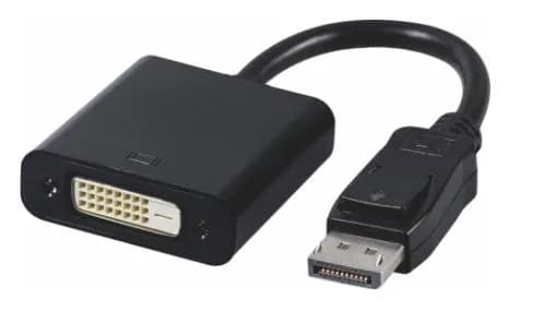 MicroConnect Active Adapter DP - DVI-D M-F -adapteri, Musta