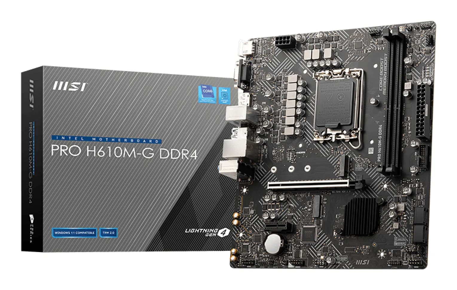 MSI PRO H610M-G DDR4 LGA1700 mATX -emolevy