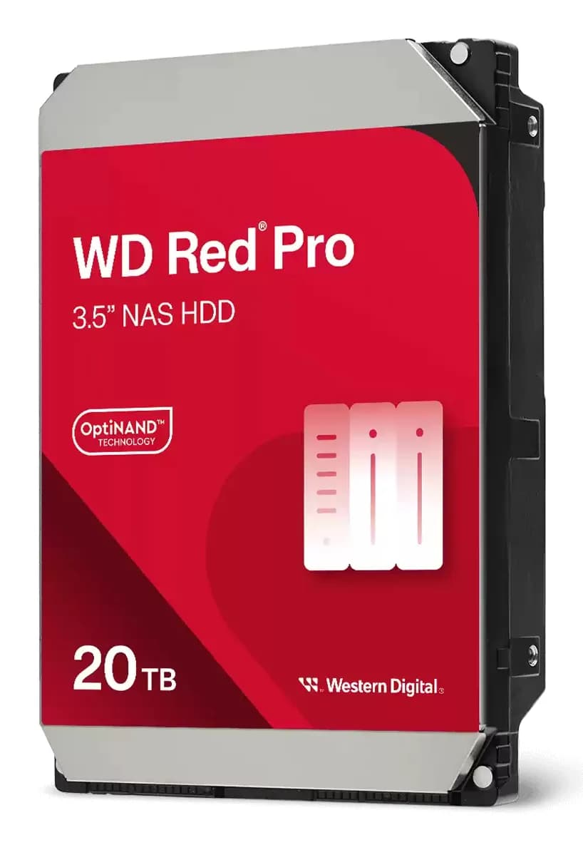 WD Red Pro 3.5" 20 Tt, 7200 RPM, 512 MB, 550 WRL, SATA III -kovalevy (NAS)