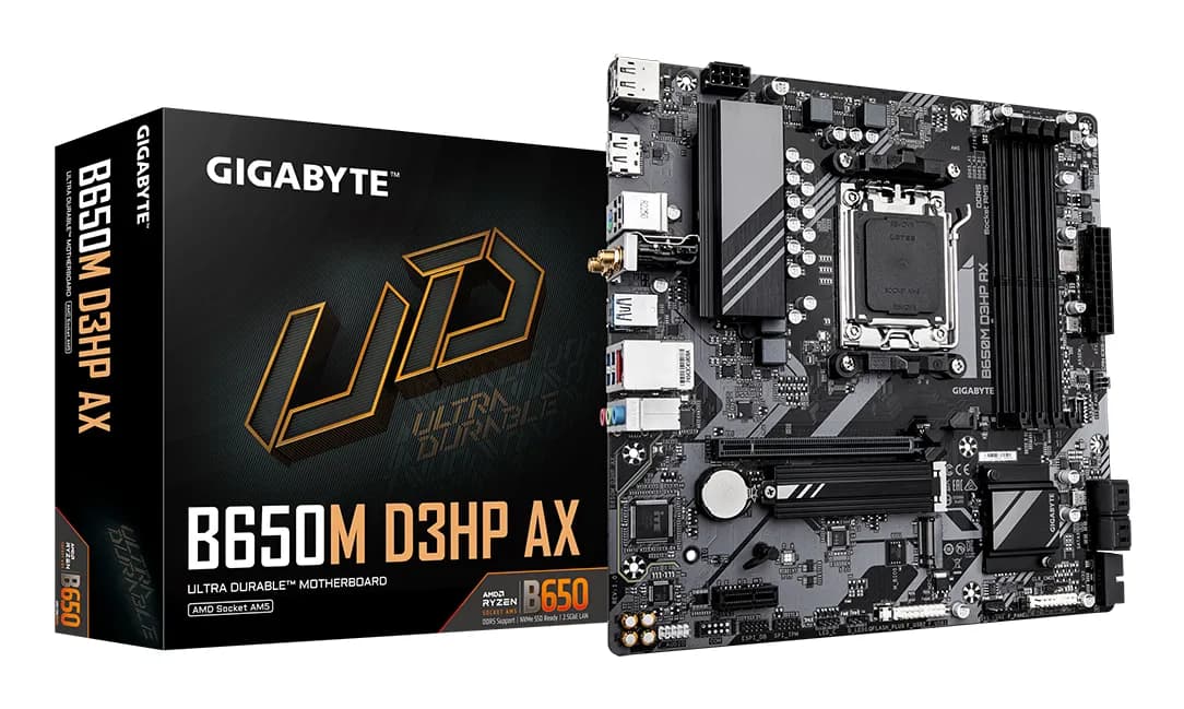 Gigabyte B650M D3HP AX AM5 mATX -emolevy
