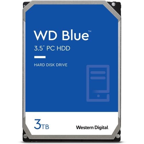 WD Blue 3.5" 3 Tt, 5400 RPM, 256 MB, SATA 6 Gb/s -kovalevy