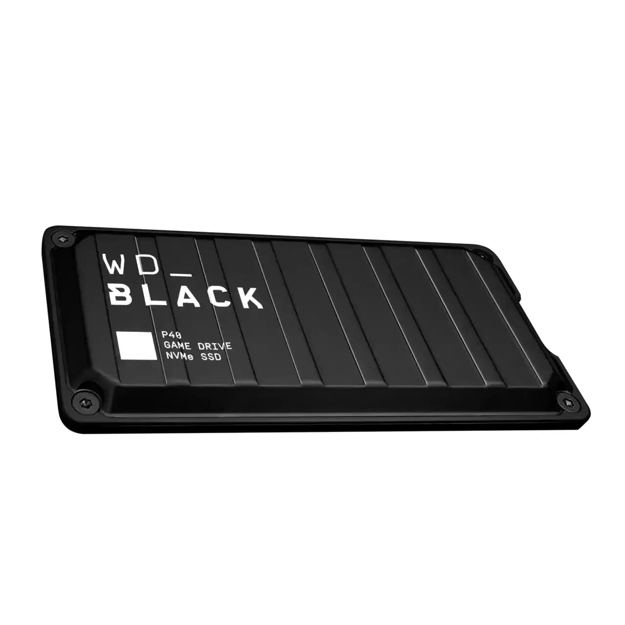 Western Digital Black P40 Game Drive 2 Tt USB 3.2 Gen 2x2 (USB-C) -ulkoinen SSD, kannettava, iskunkestävä, PS5-yhteensopiva, Xbox Series X|S -yhteenso