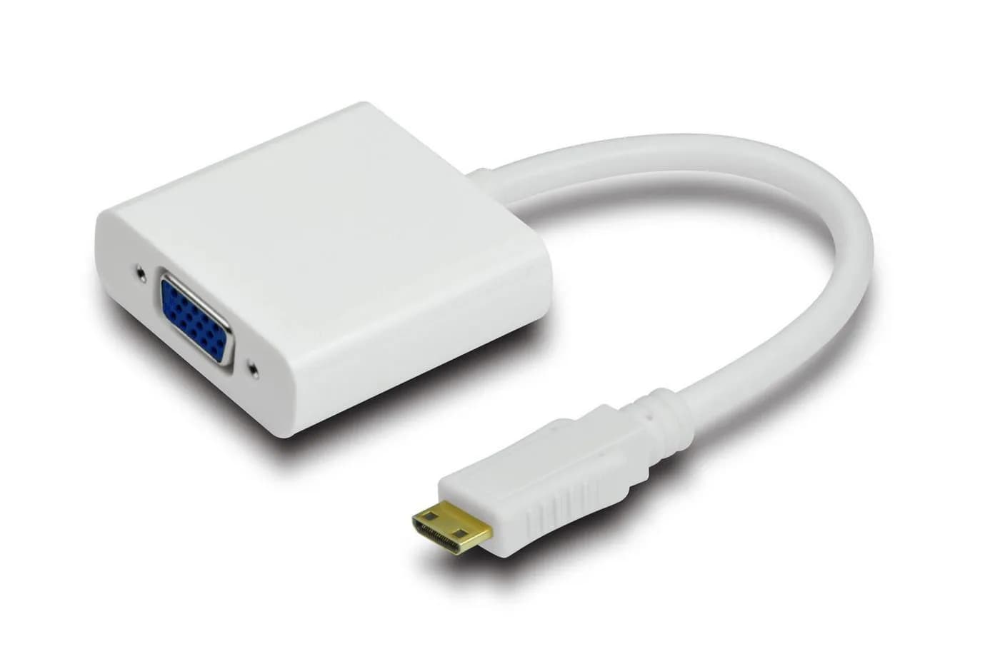 MicroConnect  VGA – mini-HDMI -adapteri, Musta