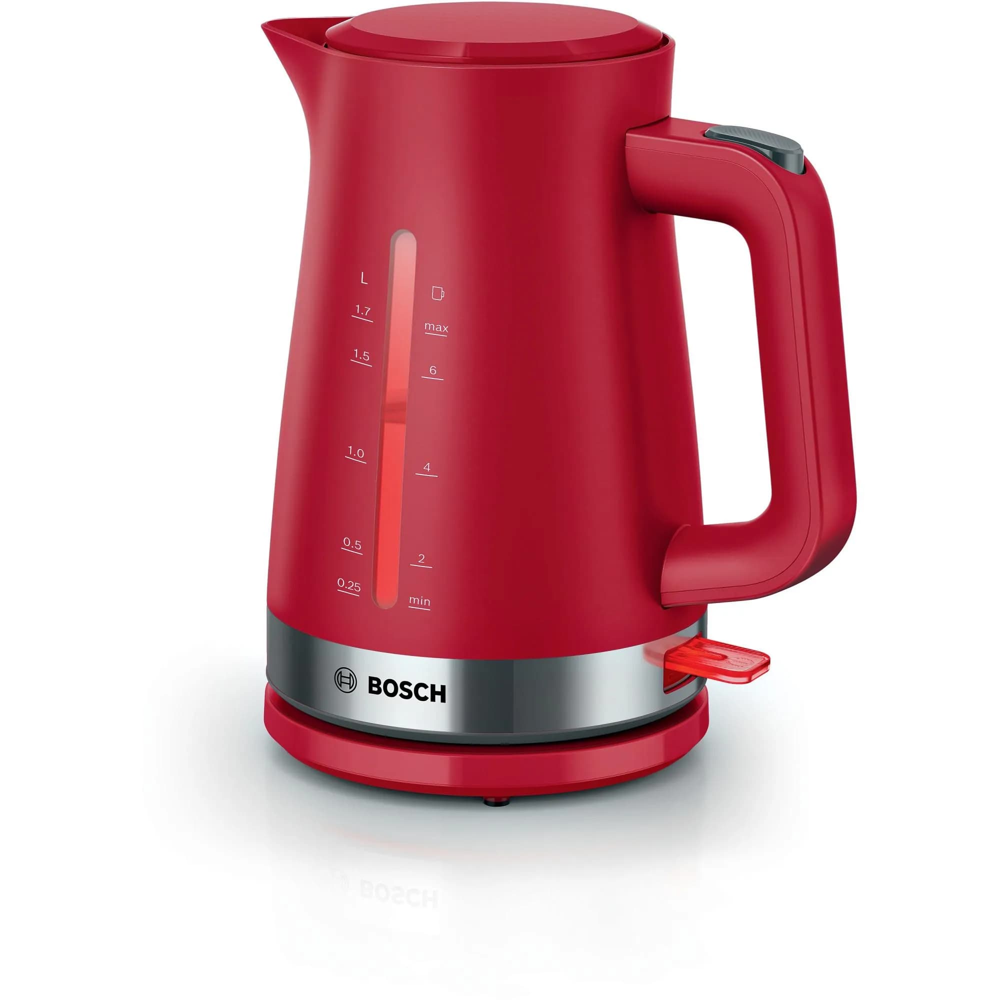Bosch MyMoment TWK4M224 -vedenkeitin, 1,7 l, 2400 W, punainen