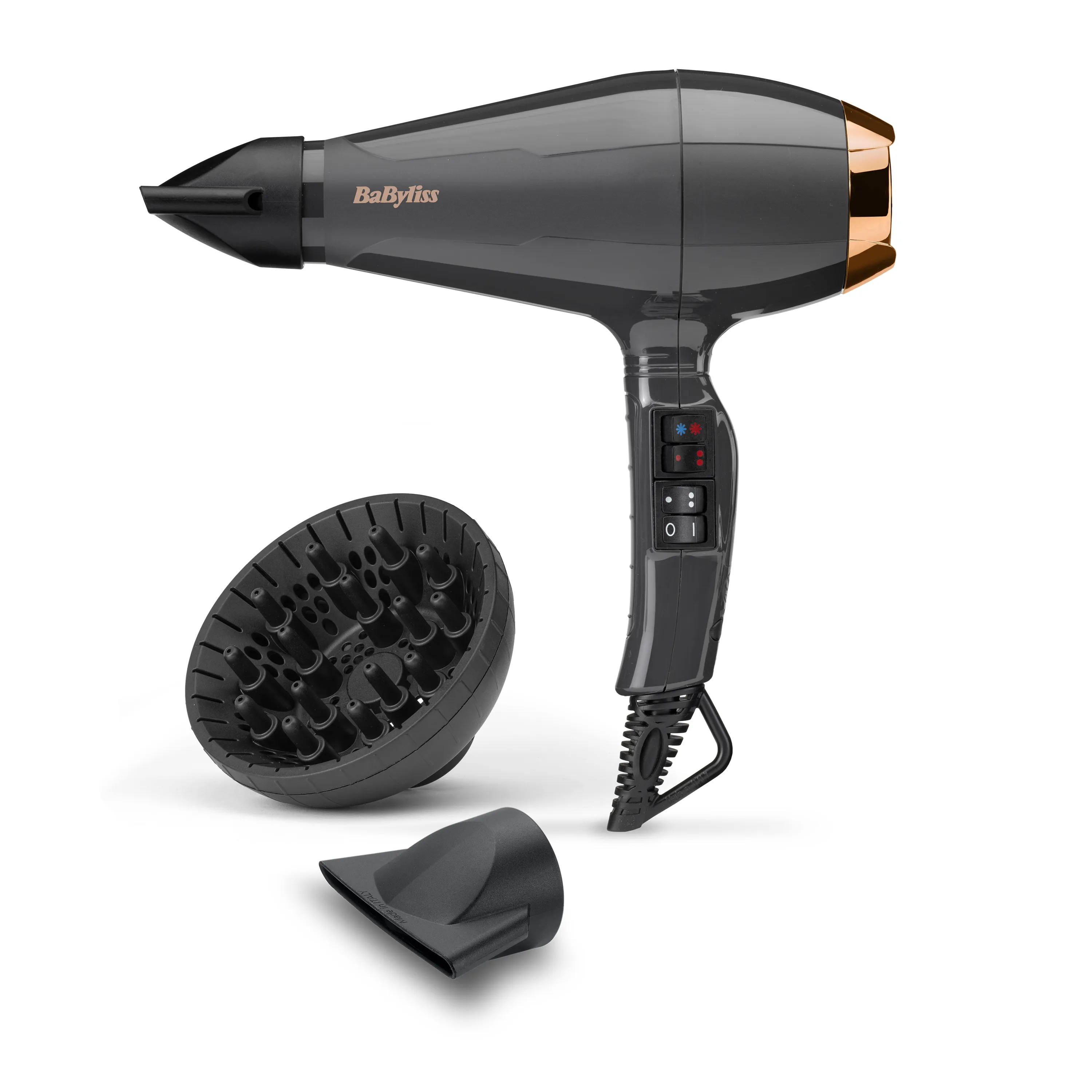 BaByliss Air Pro 2200, 2200 W -hiustenkuivaaja, musta