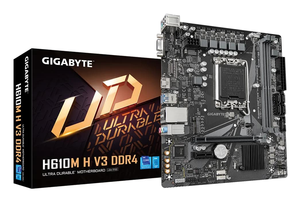 Gigabyte H610M H V3 DDR4 LGA1700 mATX -emolevy