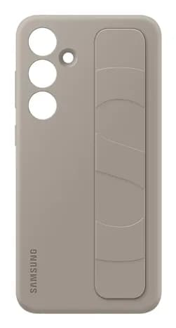 Samsung Galaxy S25+ Standing Grip -suojakuori, Harmaa/Mintunvihreä