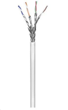 MicroConnect Cat6 S/FTP 100m -verkkokaapeli, valkoinen