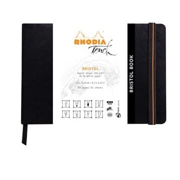 Rhodia Bristol soft A5L 32sh blank 205g