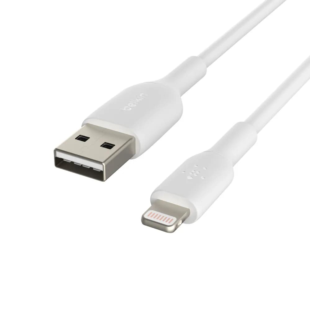 Belkin Lightning – USB-A -kaapeli, 0,15 m, valkoinen
