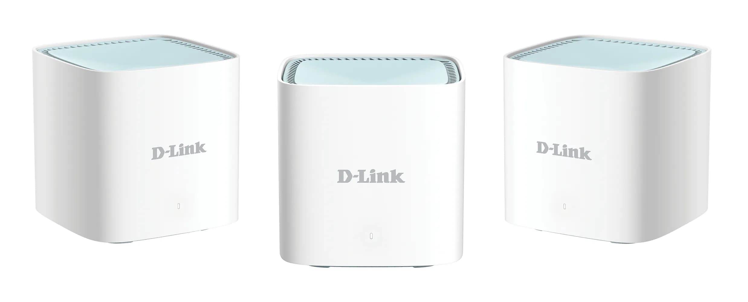 D-Link Eagle Pro AI M15 -mesh WiFi -järjestelmä, Wi-Fi 6, AX1500, Dual-band, 3 kpl, valkoinen