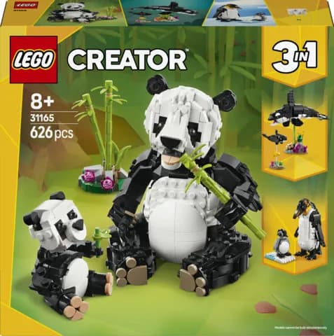 LEGO Creator 3-in-1 Villieläimet: Pandaperhe 31165