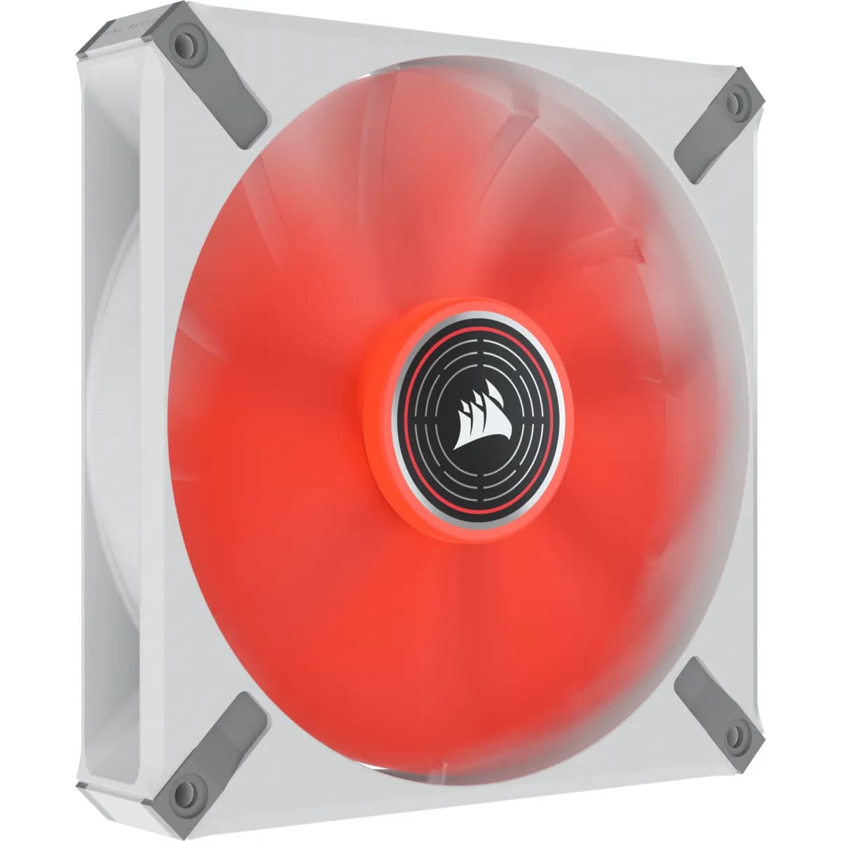 Corsair ML140 LED ELITE PWM -tuuletin, Magneettilevitaatiolaakeri, 140 mm, punainen