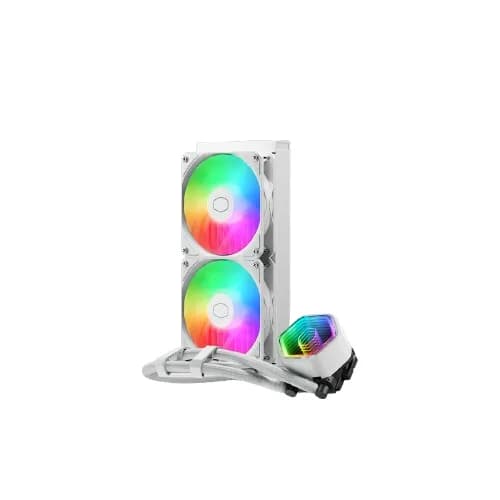 Cooler Master MasterLiquid 240L Core 240mm ARGB -nestejäähdytin, valkoinen