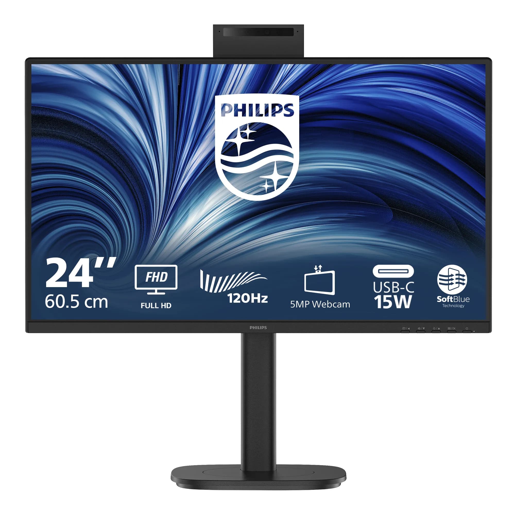 Philips 24B2N3200JH 23.8" Full HD, IPS, 120Hz -näyttö, USB-C hub