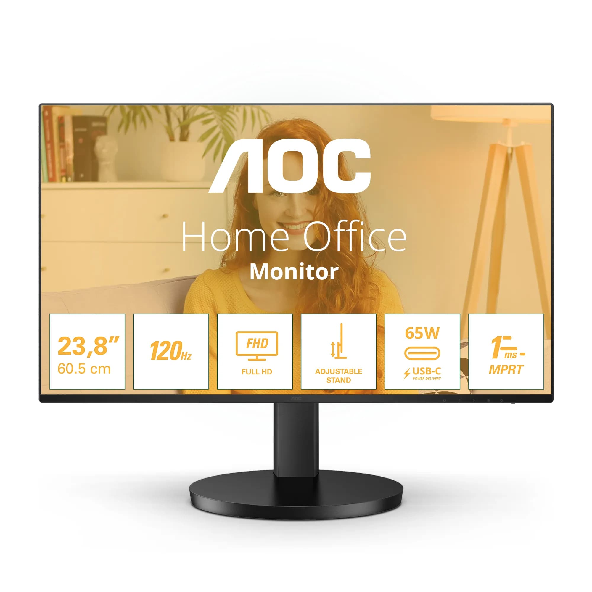 AOC 27B3CF2 27" Full HD, IPS -näyttö, USB-C hub