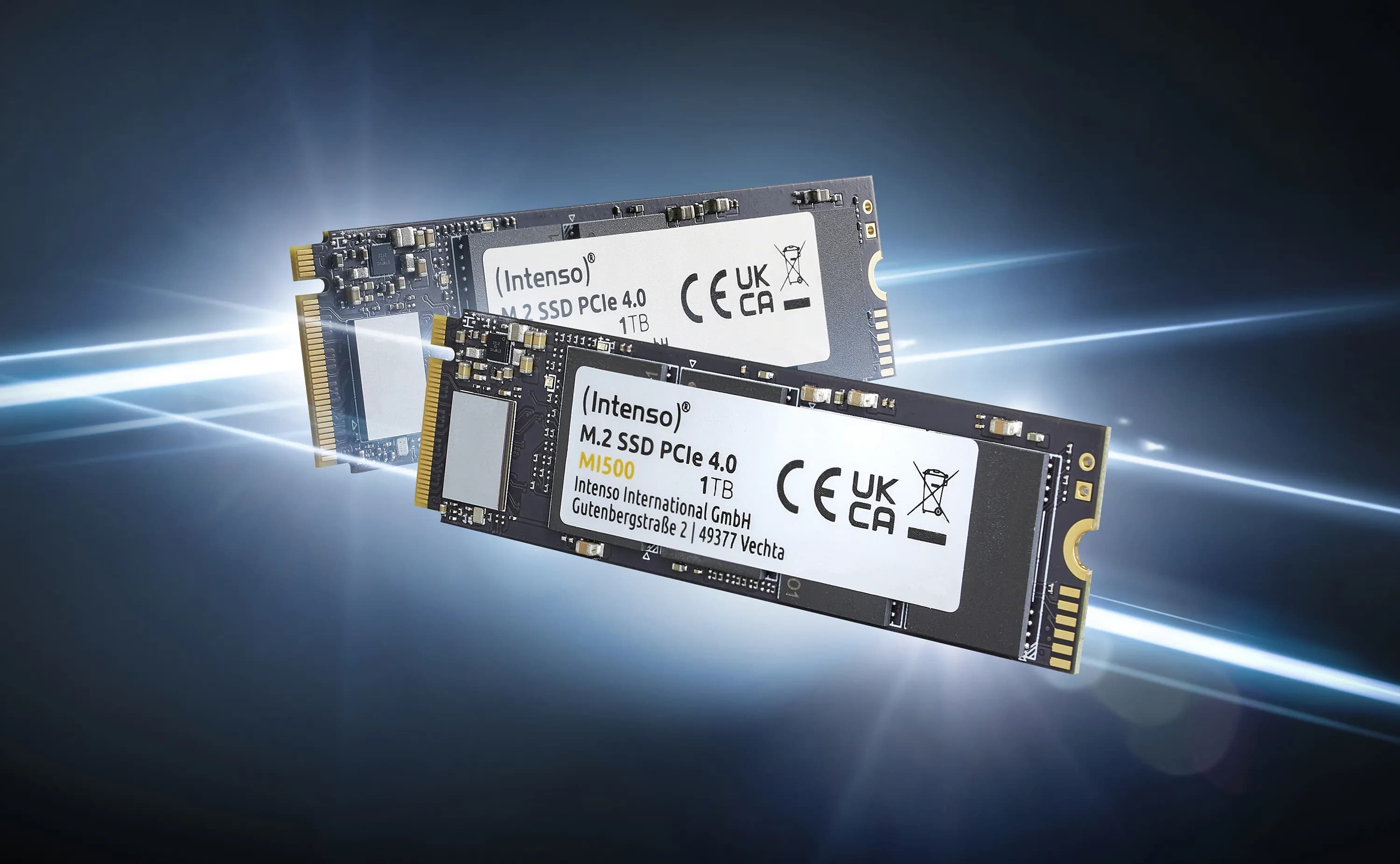Intenso MI500 3836450 500 Gt M.2 PCIe 4.0 NVMe -SSD-levy
