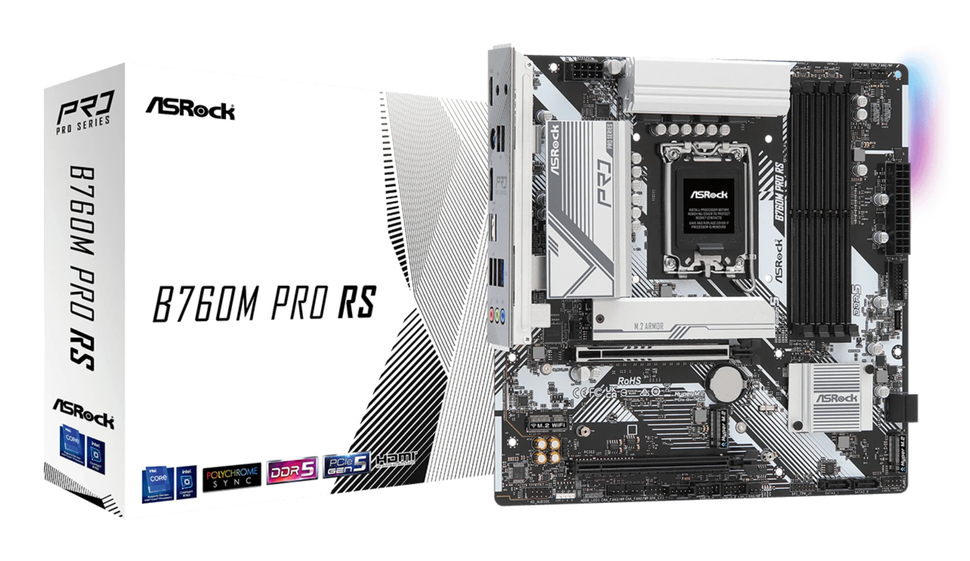 ASRock B760M Pro RS DDR5 LGA1700 mATX -emolevy