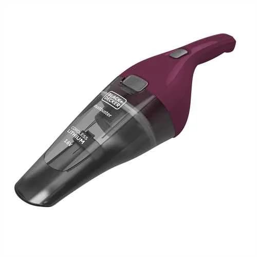 Black+Decker Dustbuster NVC115W 1.5 Ah -käsikäyttöinen imuri, harmaa, purppura