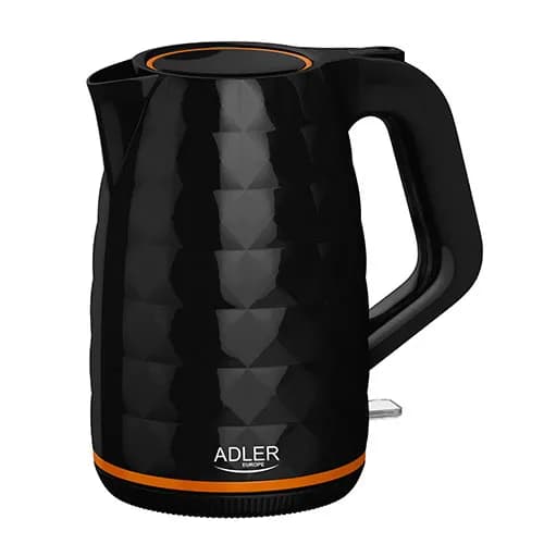 Adler AD 1277 B -vedenkeitin, 1,7 l, 2200 W, musta