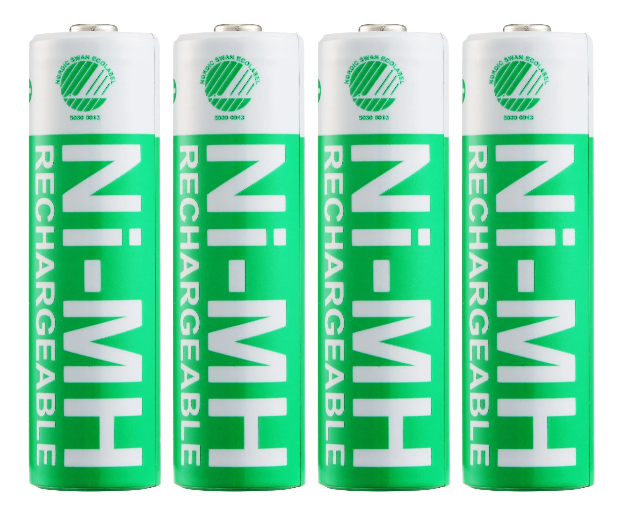 DELTACO Ultimate Ni-Mh rechargeable, LR6/AA size, 2500mAh, 4-pack