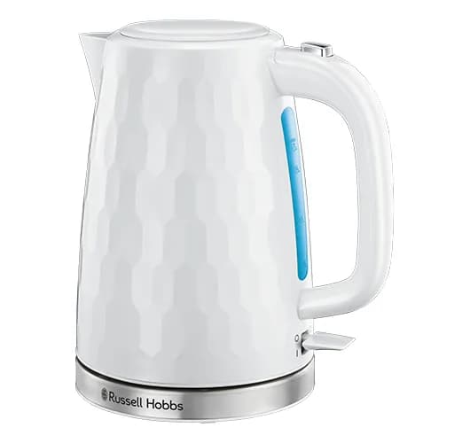 Russell Hobbs Honeycomb -vedenkeitin, 1,7 l, 2400 W, valkoinen