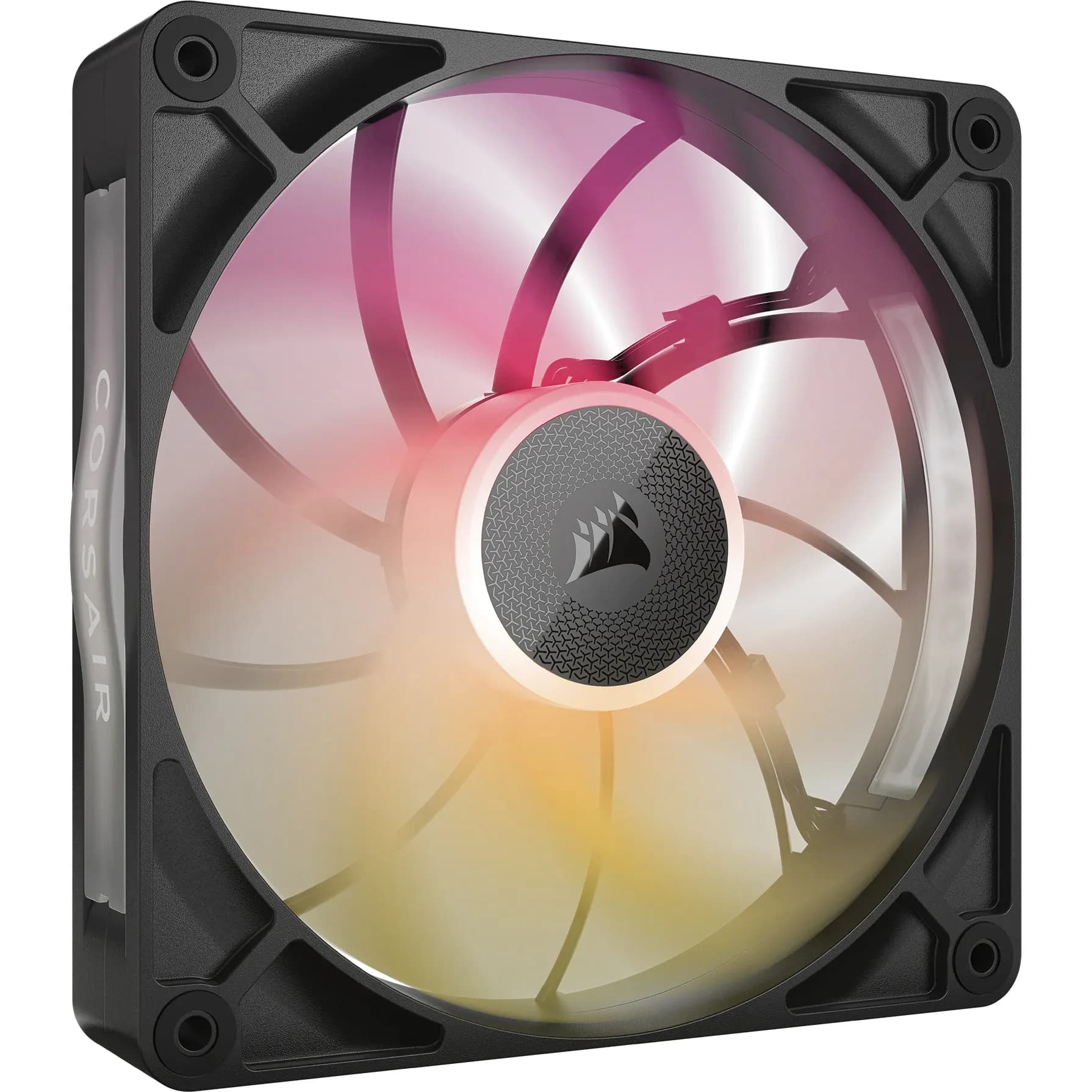 Corsair iCUE LINK RX140 MAX PWM RGB -tuuletin, Magneettinen kupolilaakeri, 140 mm, musta