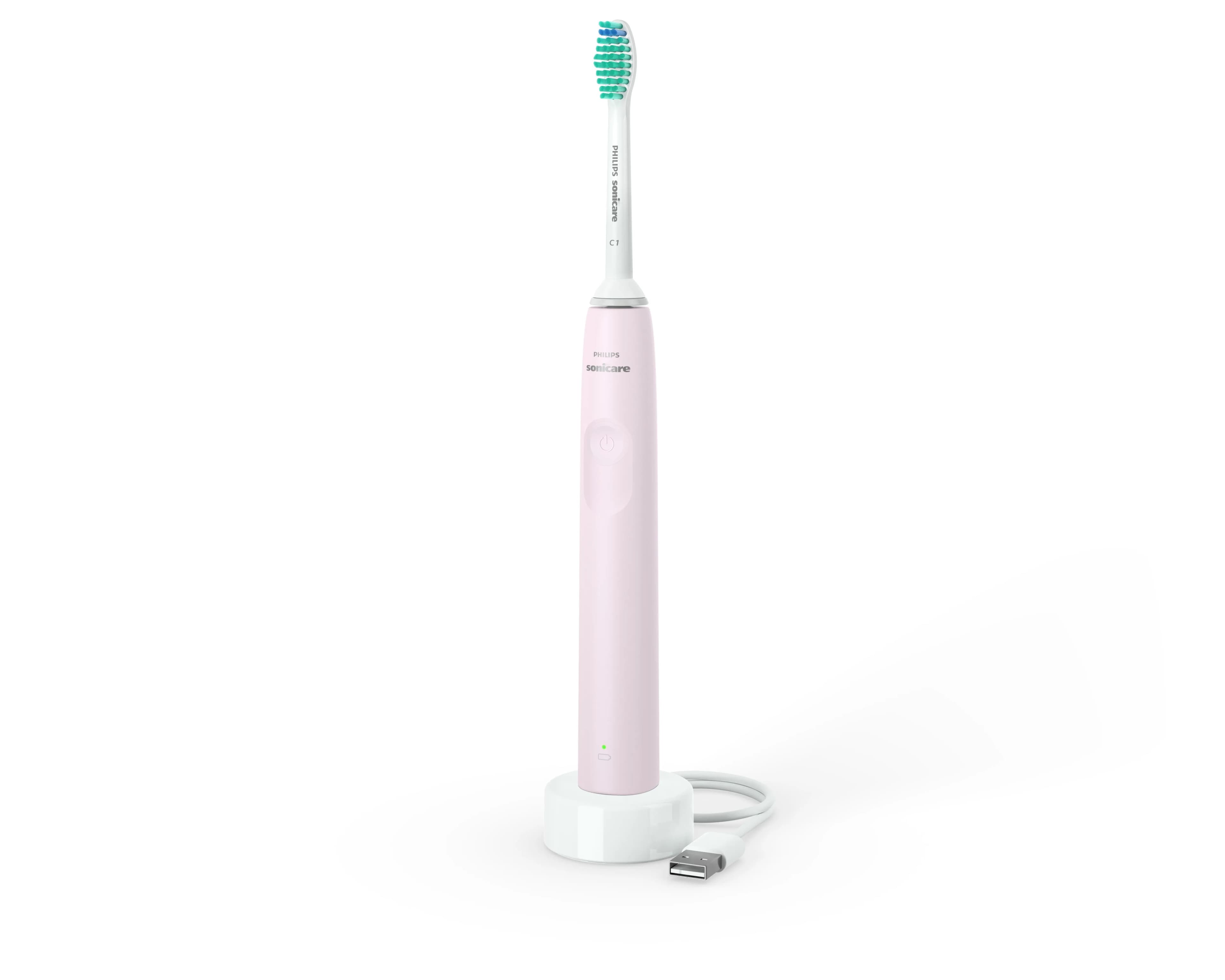 Philips Sonicare 2100 Series HX3651/11 -sähköhammasharja, vihreä/pinkki/valkoinen