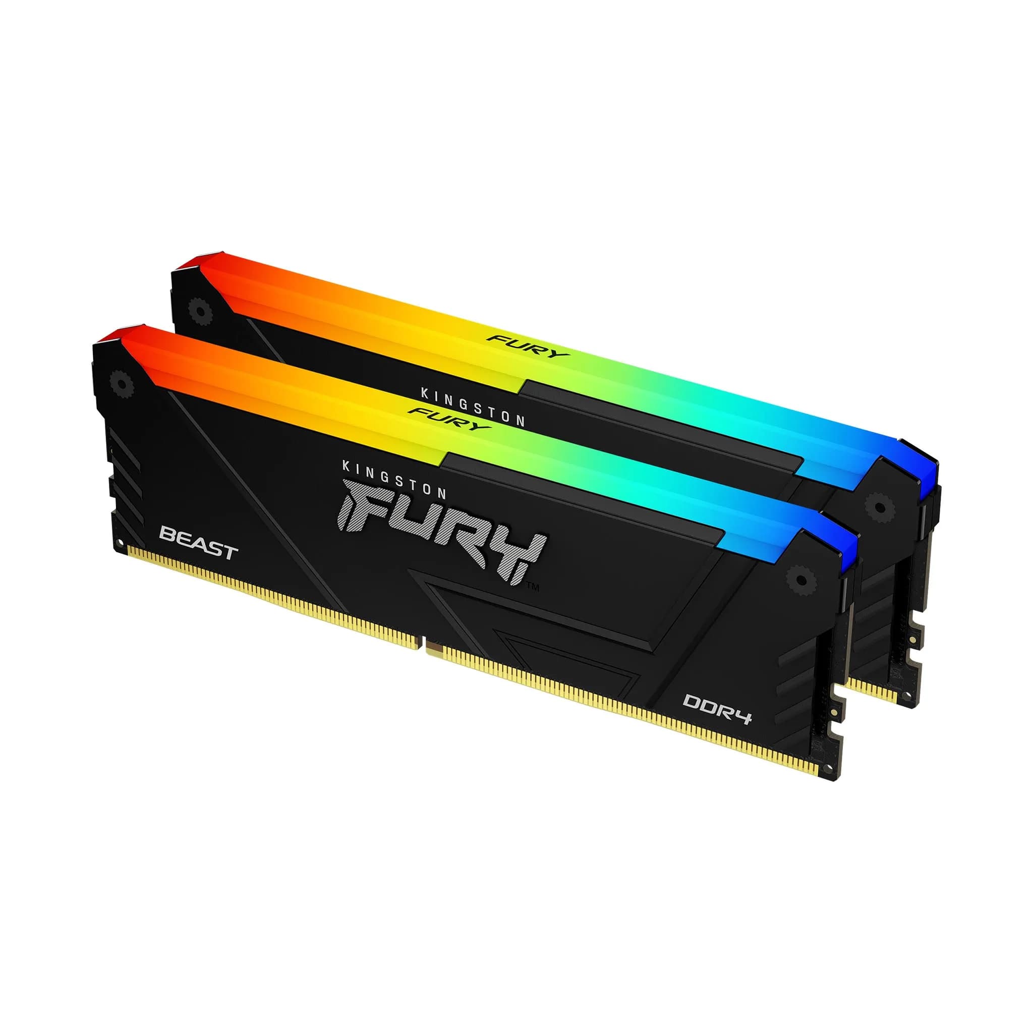 Kingston FURY Beast RGB 16 Gt (2 x 8 Gt) DDR4 3200 MHz, CL16 -muisti (XMP)