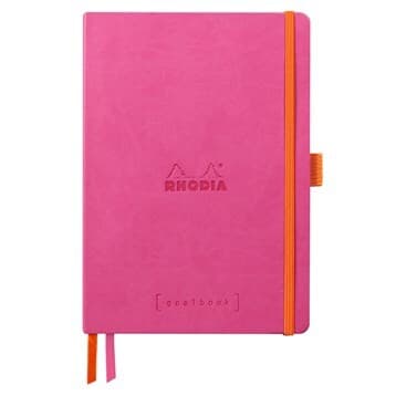 Rhodia Goalbook soft fuchsia A5 dot ivory