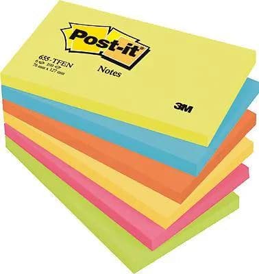 Post-it Notes 76x127 Energetic (6)
