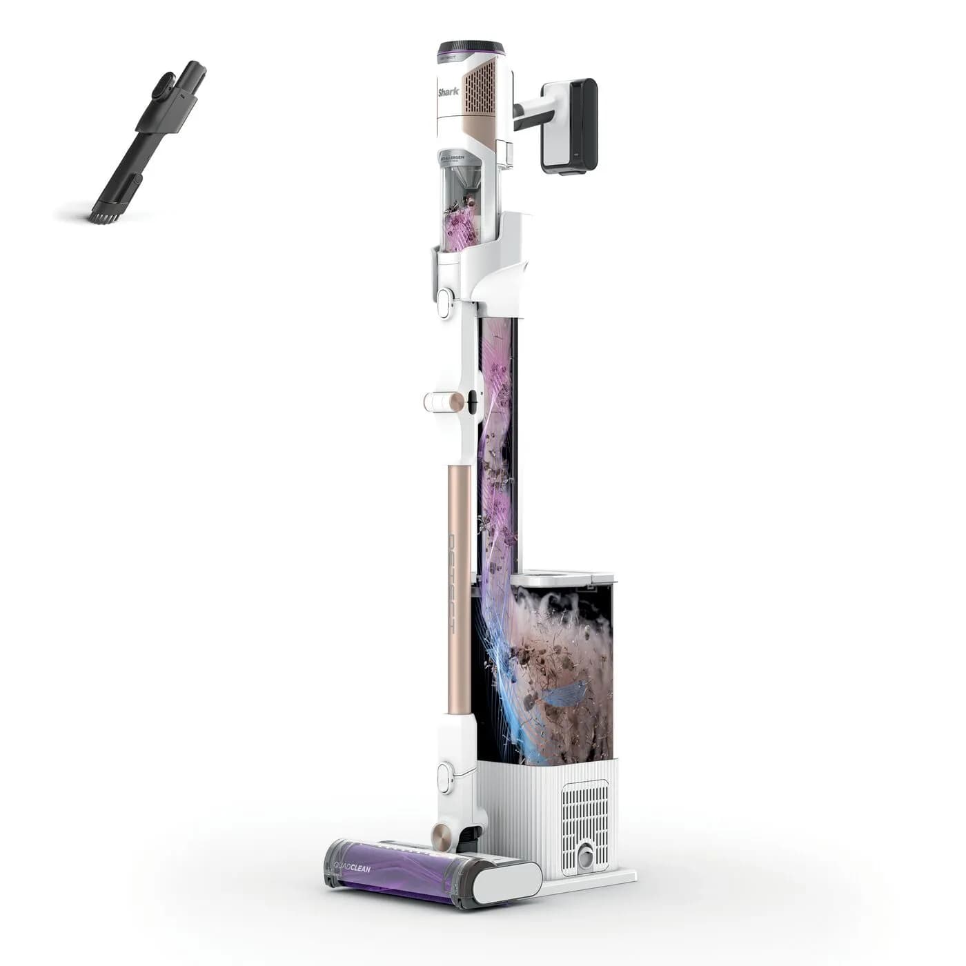 Shark Detect Clean & Empty IW3612EU 0,42L 18V 240W -varsi-imuri, valkoinen