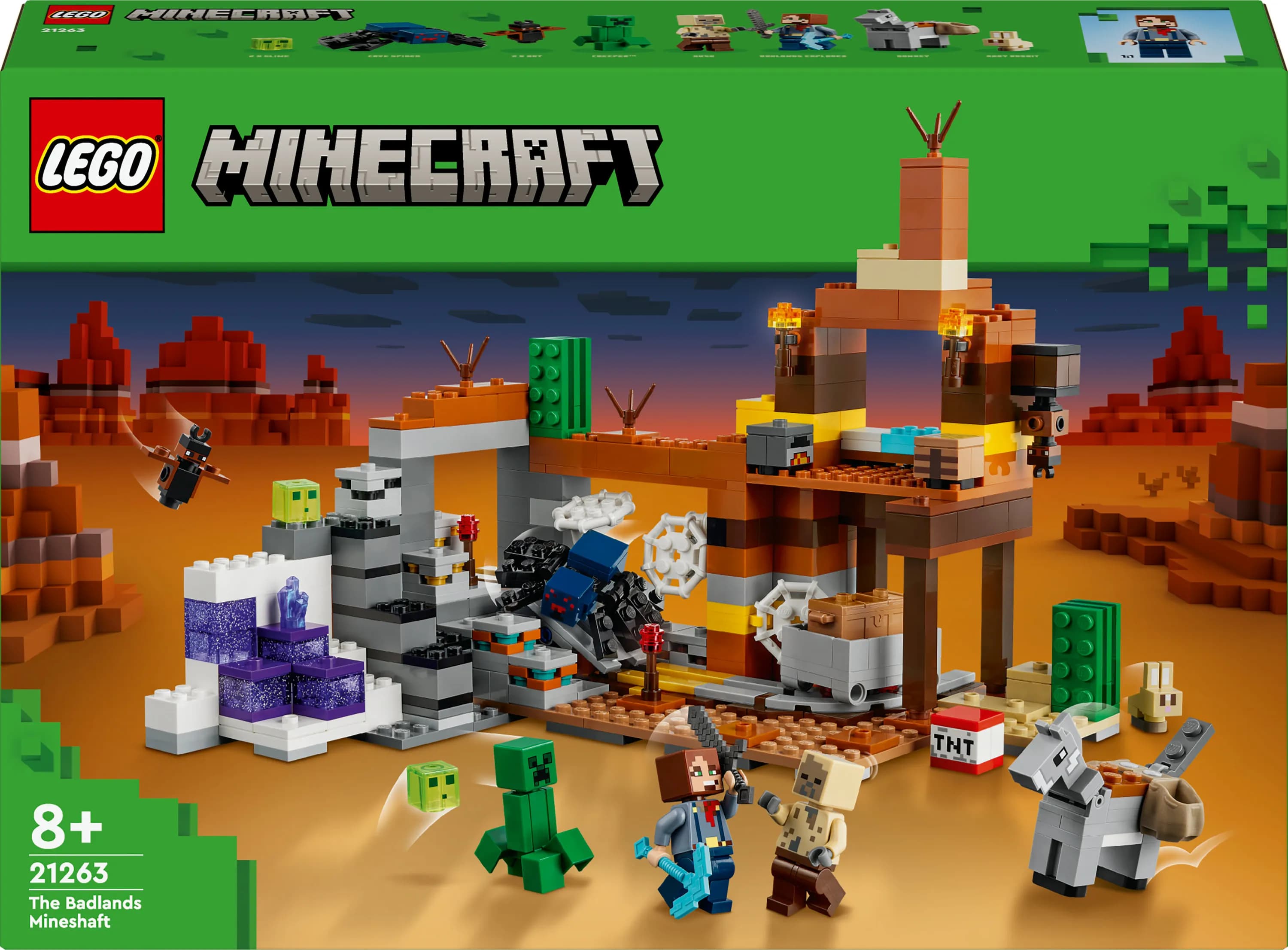 LEGO Minecraft Erämaan kaivoskuilu 21263
